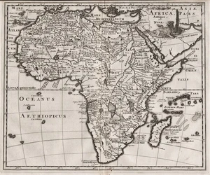 África África África continente africano mapa mapa mapa mapa Cluver 1697 - Imagen 1 de 1