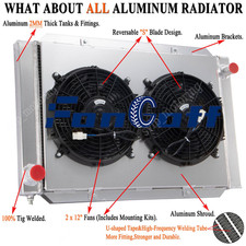 Universal Full Aluminum 3 Rows Radiator For Airboat 31''W ''H 209000 Fongoff