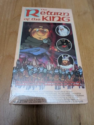 New Sealed LORD OF THE RINGS RETURN OF THE KING Animated VHS Watermark WB Rankin - Image 1 of 4