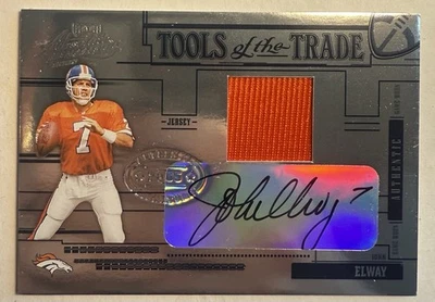 Donruss Playoff Absolute Tools Of The Trade 2005 John Elway automático/50 juego usado Foto 1 de 2