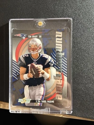 2003 Score/ Tom Brady Number Game  #/3764. Patriots / Numbered Card - Image 1 of 2