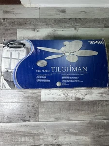 NIB Nice Indoor Outdoor White 52" 5 Blades CEILING FAN/LIGHT KIT  - Picture 1 of 5