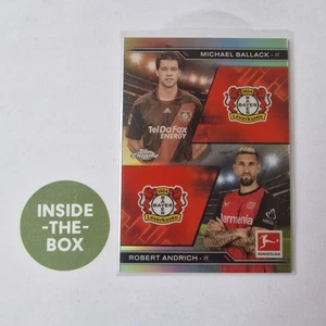 Ballack Andrich Topps Chrome Bundesliga Bayer Leverkusen History Dual - Picture 1 of 1