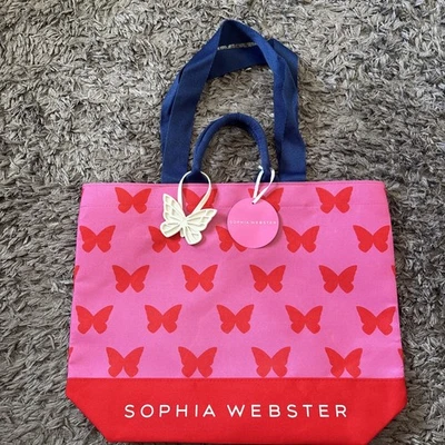SOPHIA WEBSTER X WAITROSE Sophia Webster Waitrose Polka Butterfly Large Tote Bag BNWT