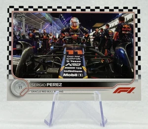 Sergio Perez 2022 Topps Checker Flag #23 Oracle Red Bull Racing - Picture 1 of 2