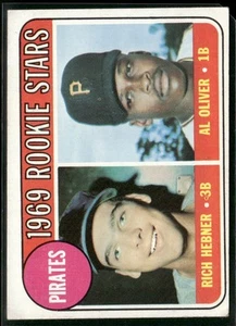 1969 Topps #82 Pirates 1969 Rookie Stars (Rich Hebner / Al Oliver) EX/EX-MT - Foto 1 di 2
