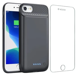 Cover Batteria per iPhone 6/6s/7/8/ SE (2020/2022)-4,7", 7000mAh Cover Ricaricab - Foto 1 di 7