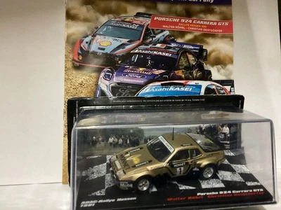 Rally PORSCHE 924 CARRERA GTS  1981  Rally Hessen , die-cast 1/43, Nuova in teca - Immagine 1 di 4