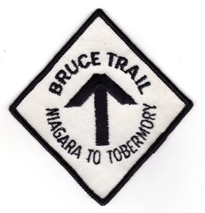 Bruce Trail Niagara To Tobermory Canada Embroidered Canvas badge patch crest - Picture 1 of 1