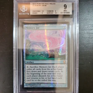 MTG From the Vaults: Relics Memory Jar Graded BGS 9 MNT Magic: The Gathering - Picture 1 of 2