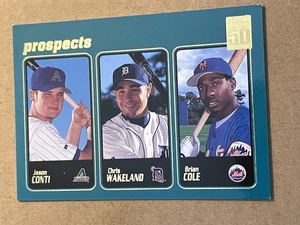 2001 TOPPS - PROSPECTS - JASON CONTI, CHRIS WAKELAND, BRIAN COLE #372 - Picture 1 of 2