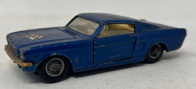 Vintage Corgi Toys Blue Ford Mustang Fastback 2+2 Diecast - Image 1 of 4
