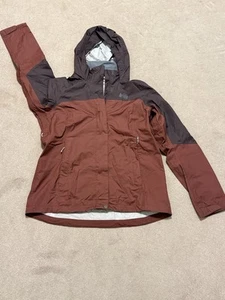 REI CO-OP Men's Rainier Rain Jacket Burgandy Size L - Picture 1 of 9