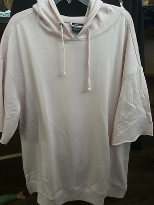 Sudadera con capucha rosa rubor Charles River para mujer talla XL Foto 1 de 4