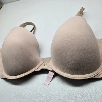 Victoria's Secret Women Bra 38D Beige T Shirt Lined Demi Underwired Strap - Image 1 of 4