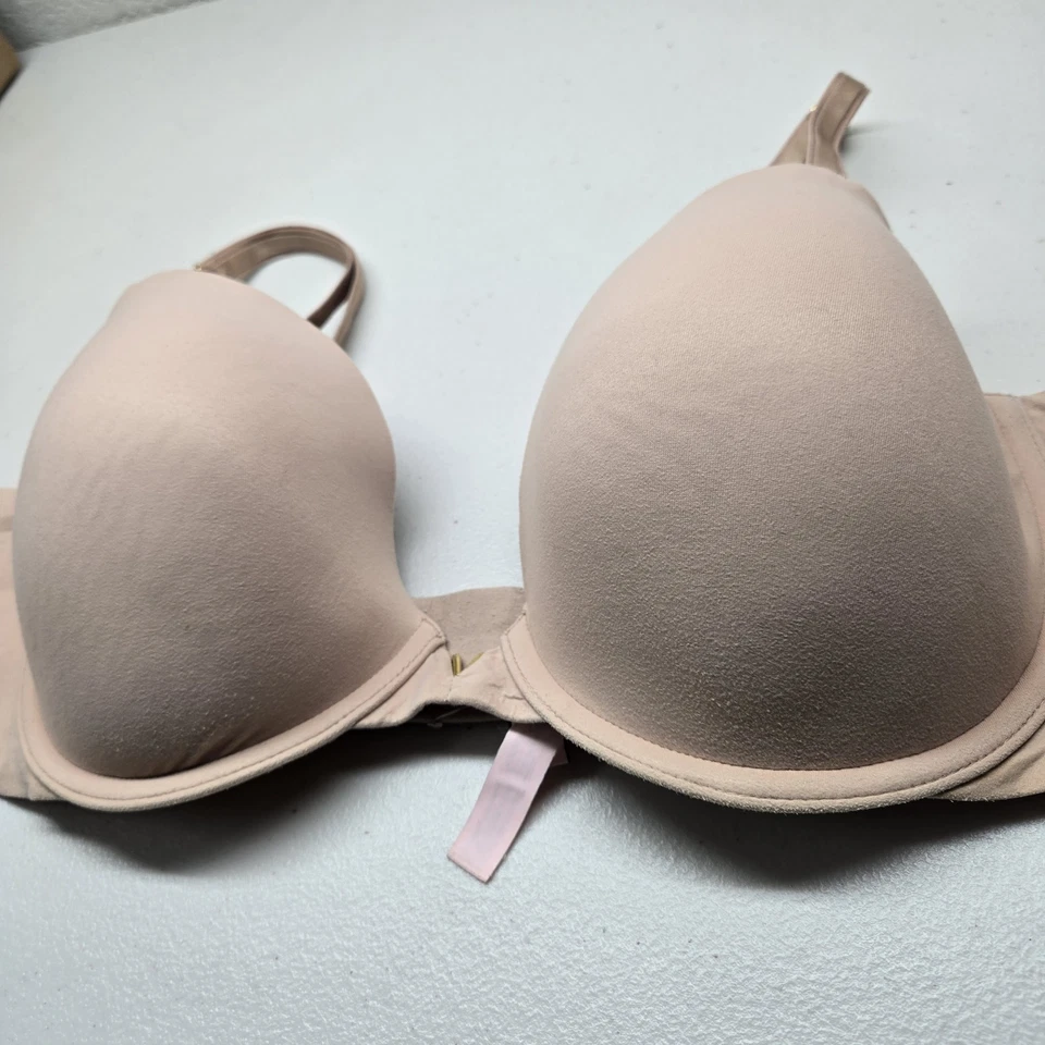 Victoria's Secret Women Bra 38D Beige T Shirt Lined Demi Underwired Strap - Image 1 of 4