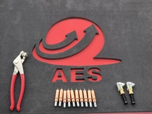 HERRAMIENTAS DE AVIACIÓN / AVIACIÓN Cleco Sujetadores Temporales 1/8" Remaches Pasadores Kit de 12 Piezas - Imagen 1 de 1