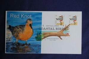 Coastal Birds Red Knot Postcard Rate Stamp FDC Bullfrog Cachet Sc#4491 05695 - Picture 1 of 1