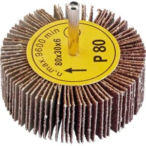 Rueda con solapa abrasiva Draper 80 mm 30 mm 80 g - Imagen 1 de 1