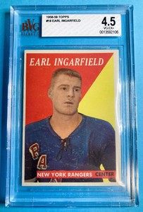 1958-59 Topps #18 Earl Ingarfield