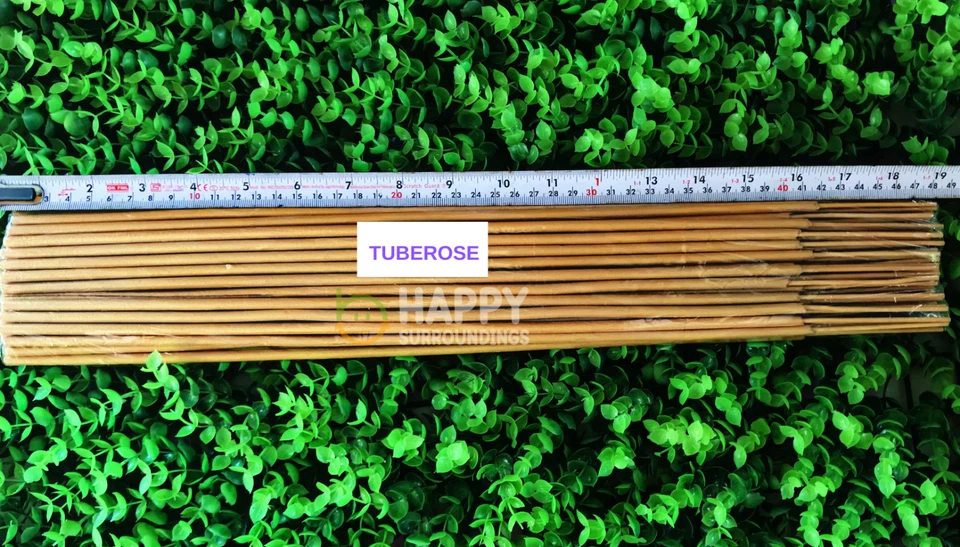 Barra de incienso tuberosa de 19 pulgadas sumergida a mano con aceites esenciales naturales (dorado) Foto 1 de 1