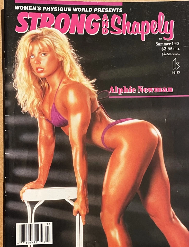 Strong & Shapely Magazine 1993 Alphie Newman Laurie Donnelly Denise Paglia  - Image 1 of 1