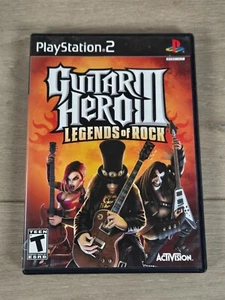 Guitar Hero III 3 Legends of Rock PlayStation 2 PS2 completo CIB - testato - Foto 1 di 3