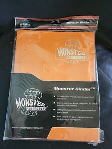 Monster Binder 9 Pocket Card Album Orange Matte MTG PKM YGO *NEW*