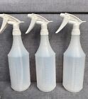 3 x TOLCO TRIGGER - SPRAY BOTTLES 946ml CHEMICAL RESISTANT WITH DILUTION RATIOS 