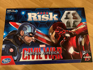 Risk Marvel Avengers Civil War Strategy Board Game Captain America Iron Man