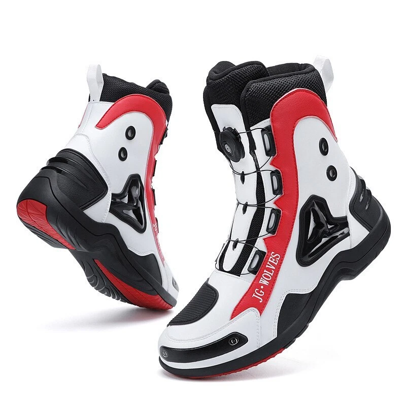 Botas de motociclismo para hombre Zapatos de motocross Moto Carreras Bicicleta Tenis de velocidad Foto 1 de 4