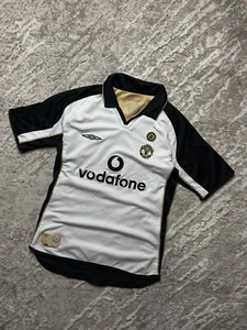 Childrens Vintage Soccer Jersey Manchester United Vodafon Umbro 2002 - Picture 1 of 8