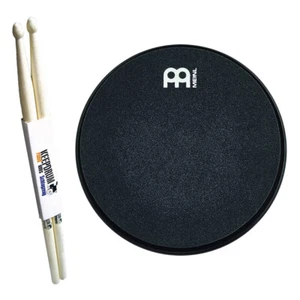 Meinl MMP6BK Marshmallow Practice Pad 6-Inch Black + Keepdrum Drumsticks - Picture 1 of 8