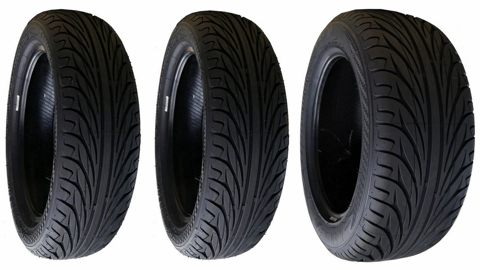 New Kenda Kanine (2) 165/55R15 & (1) 225/50R15 Tire Set 2013-2017 Can-Am Spyder - Image 1 of 1