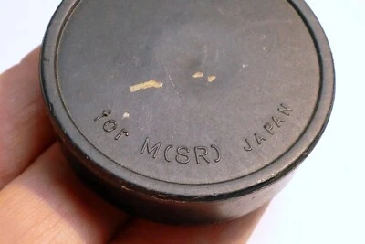 Minolta Rear Lens Cap manual focus for SR MD MC lenses slip on type - Image 1 of 4