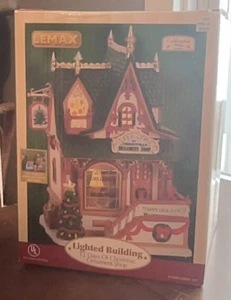 Vintage Christmas Antique Ornament Shop. Painted Ceramic by Lemax. MIB. - Picture 1 of 4