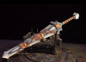 Customized 1/12 The Last Battle Sword World of Warcraft Action Figure Accessorie - Picture 1 of 6