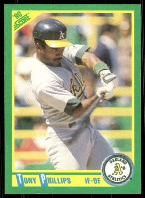 1990 Score #84 Tony Phillips - Image 1 of 2