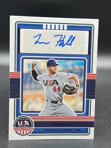 2023 USA Stars & Stripes TANNER HALL Auto BLUE FOIL AUTOGRAPH Free Shipping