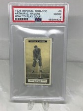 1925 Imperial Tobacco How to Play Golf #9 Arthur Havers PSA 2