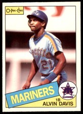 1985 O-Pee-Chee Alvin Davis Baseball Cards #145
