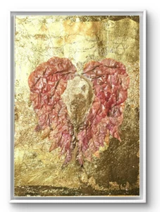 Eva Felice “Alas de Buganvilla” — Oro y Flores Naturales - Imagen 1 de 6