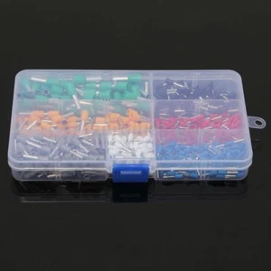 ASSORTED INSULATED ELECTRICAL WIRE TERMINAL CRIMP CONNECTOR  SET KIT 600PC - Picture 1 of 2