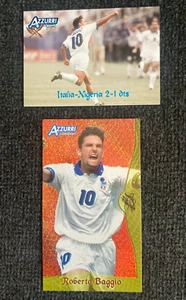 Lot 2 Cards 2004 Panini Azzurri Roberto Baggio Italia-Nigeria  112 , 127 - Picture 1 of 22