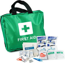 90 PIECE FIRST AID KIT BAG MEDICAL EMERGENCY KIT. TRAVEL HOME CAR TAXI WORKPLACE
