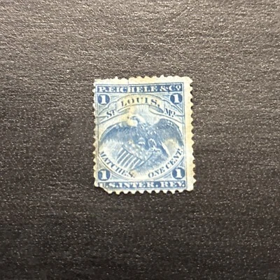 Us #RO77a-1 cent P. Eichele & Co. - Match & Medicine Used Ng Sm Tear - Image 1 of 2