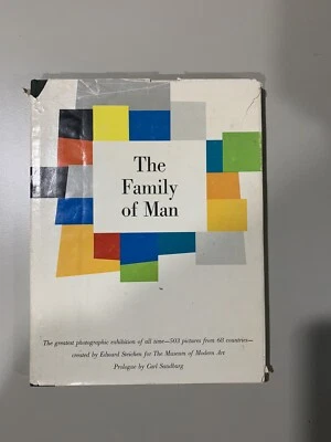 Vintage 1955 Hardcover The Family of Man Edward Steichen MoMA Exhibit Collection - Image 1 of 4