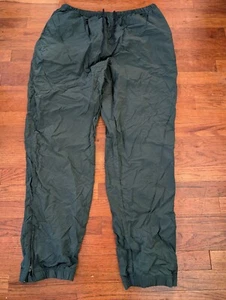 Izod Green Nylon Windbreaker Pants Size XL - Picture 1 of 11