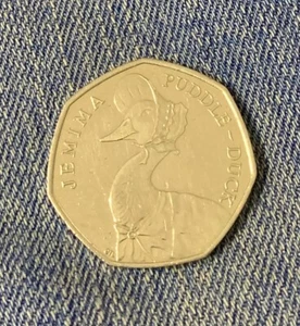 50 P Jermima Puddle Duck 2016 50 Pence Münze - Bild 1 von 2