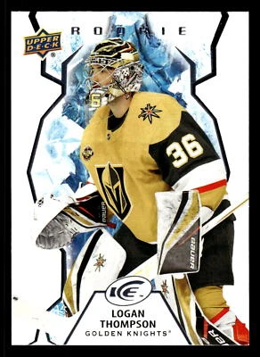 Logan Thompson 2021-22 Upper Deck Ice #131 Vegas Golden Knights - Image 1 of 2